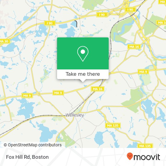 Mapa de Fox Hill Rd