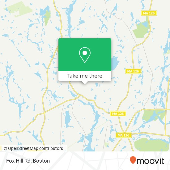 Mapa de Fox Hill Rd