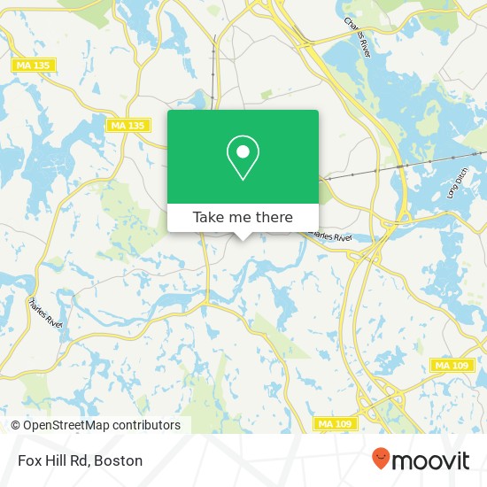 Mapa de Fox Hill Rd