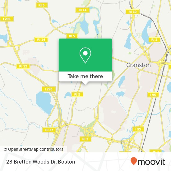 Mapa de 28 Bretton Woods Dr