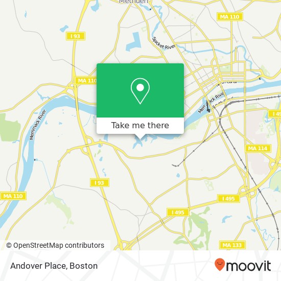 Andover Place map