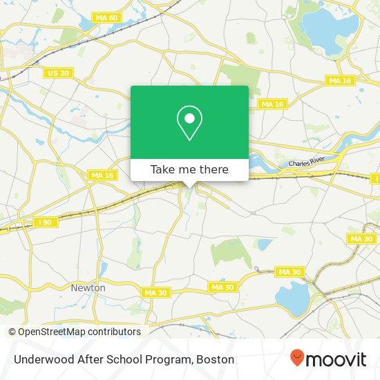 Mapa de Underwood After School Program