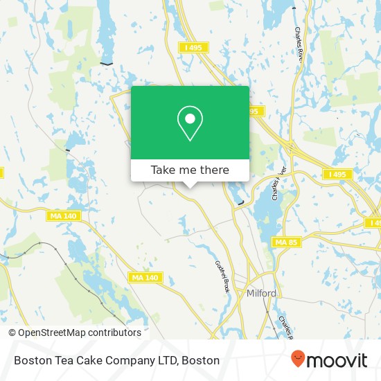 Boston Tea Cake Company LTD map