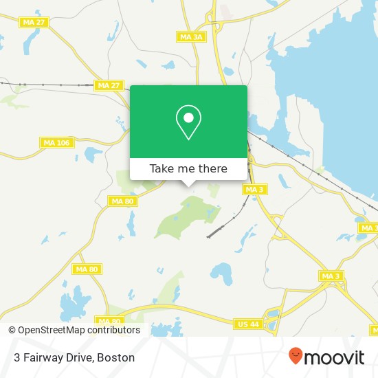 3 Fairway Drive map