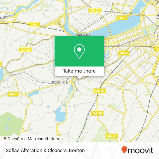 Sofia's Alteration & Cleaners map