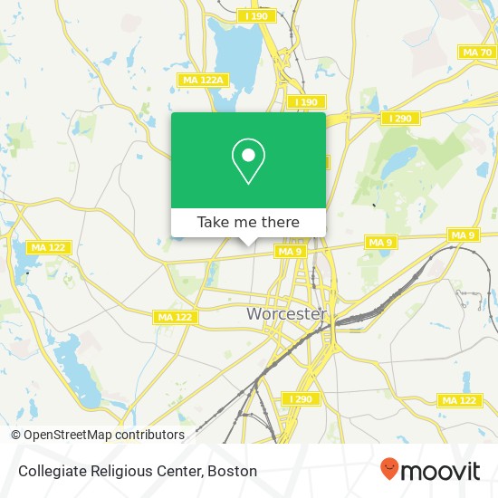 Collegiate Religious Center map