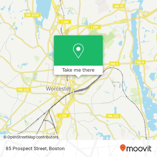 Mapa de 85 Prospect Street