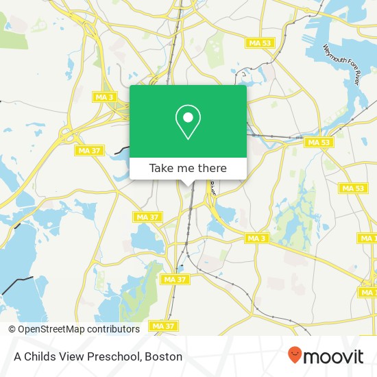 Mapa de A Childs View Preschool