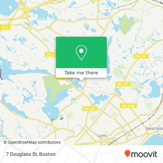 7 Douglass St map