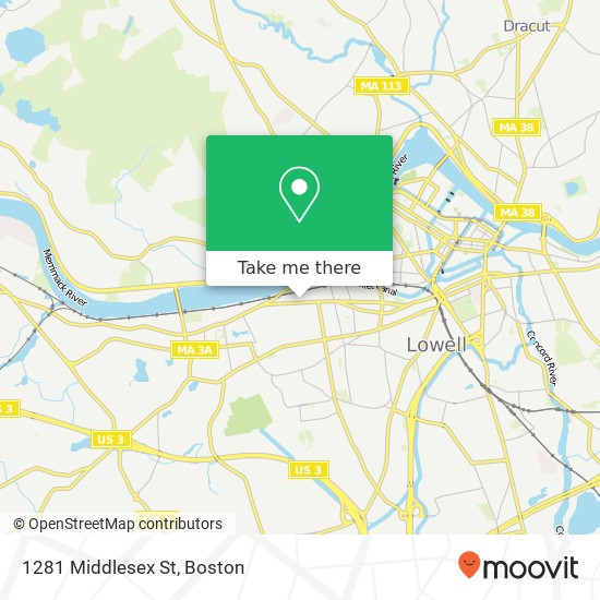 Mapa de 1281 Middlesex St