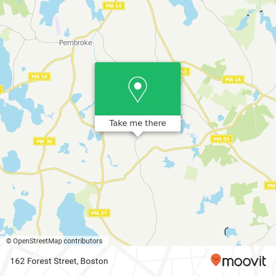 162 Forest Street map