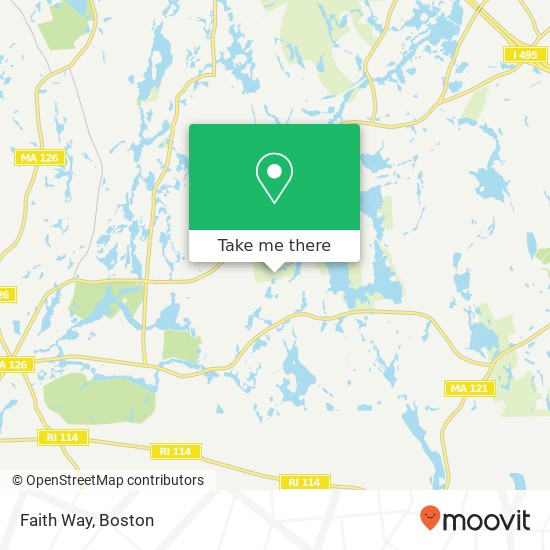 Faith Way map