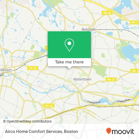 Mapa de Airco Home Comfort Services