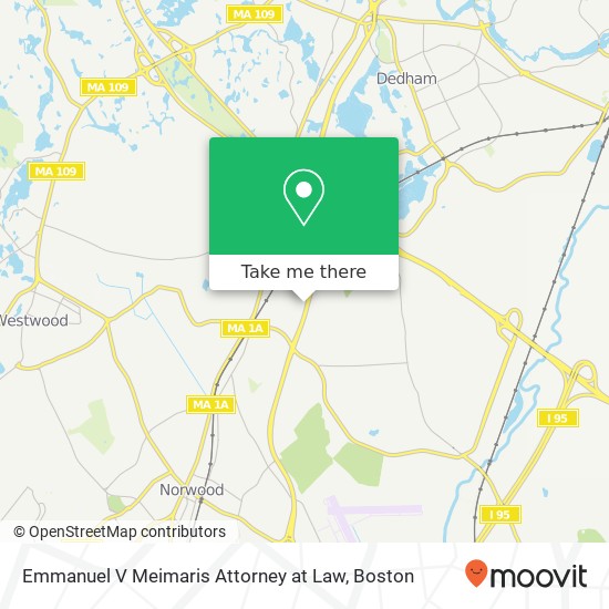 Emmanuel V Meimaris Attorney at Law map