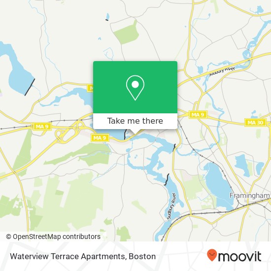 Waterview Terrace Apartments map