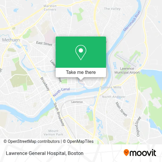 Lawrence General Hospital map