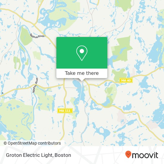 Mapa de Groton Electric Light