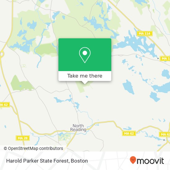 Mapa de Harold Parker State Forest