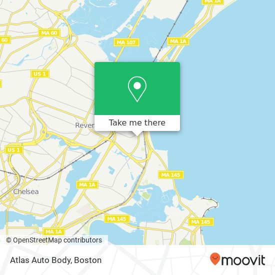 Atlas Auto Body map