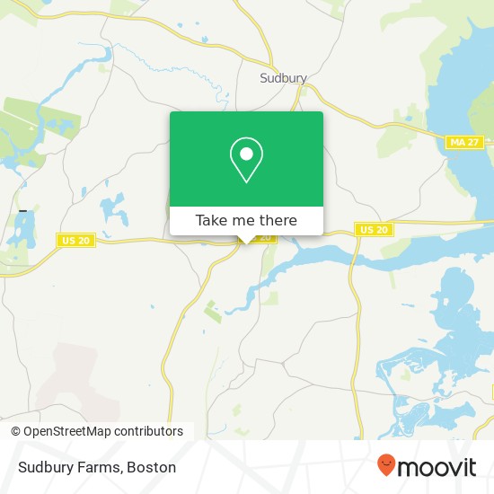 Sudbury Farms map