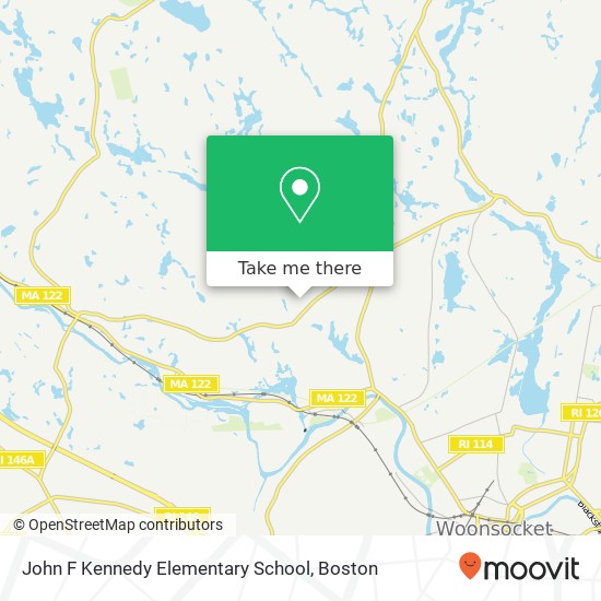 Mapa de John F Kennedy Elementary School