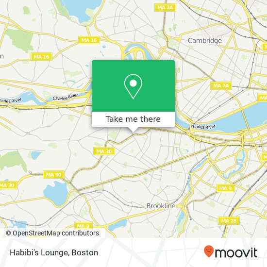 Habibi's Lounge map