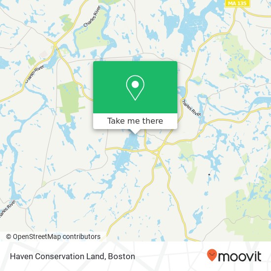 Mapa de Haven Conservation Land