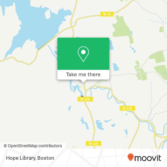 Mapa de Hope Library
