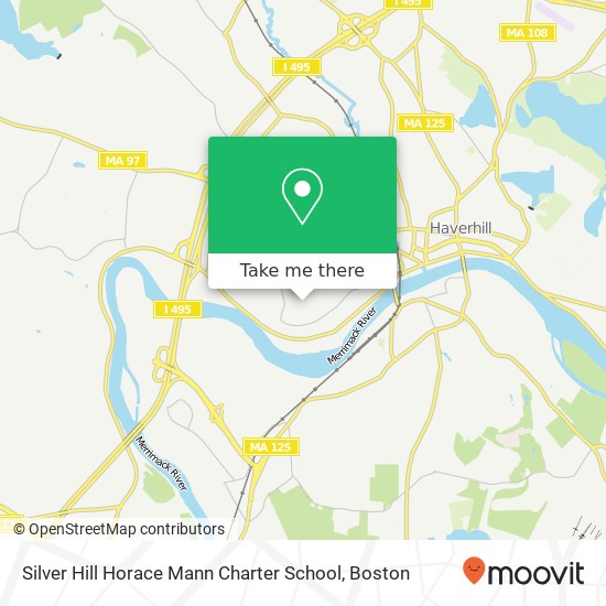 Silver Hill Horace Mann Charter School map