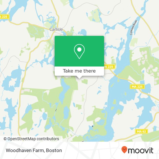 Mapa de Woodhaven Farm