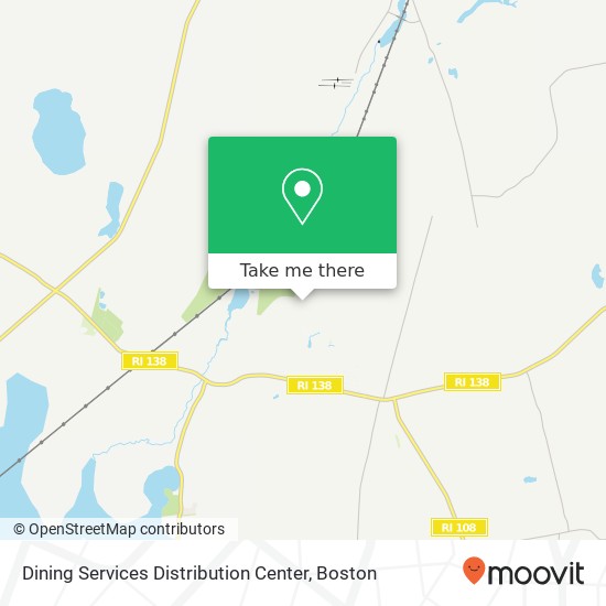 Mapa de Dining Services Distribution Center