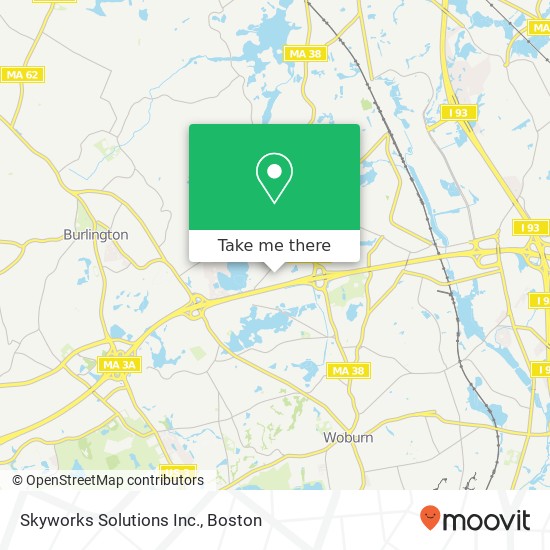 Skyworks Solutions Inc. map