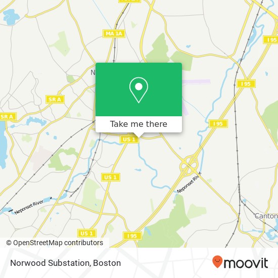 Mapa de Norwood Substation