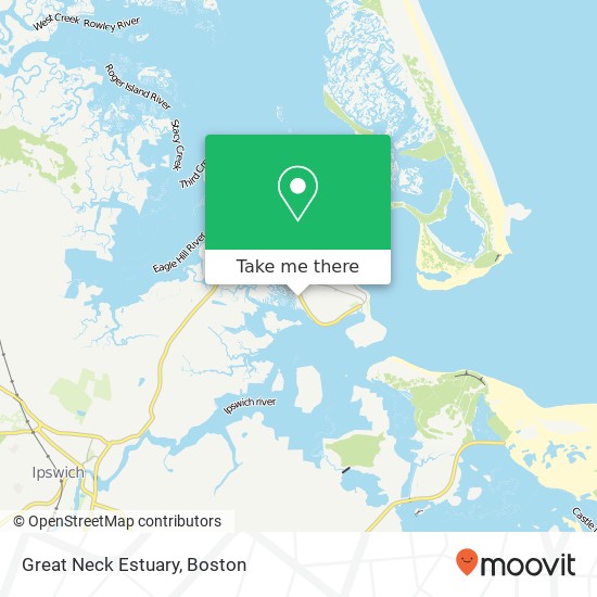 Great Neck Estuary map