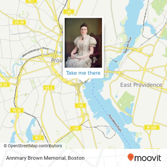 Annmary Brown Memorial map