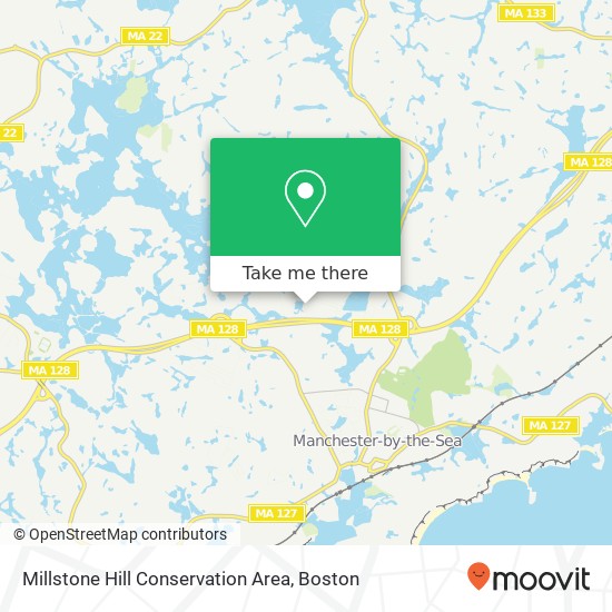 Mapa de Millstone Hill Conservation Area