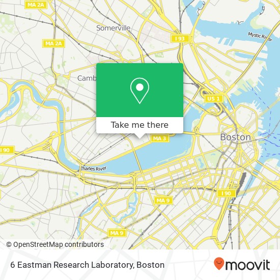 Mapa de 6 Eastman Research Laboratory