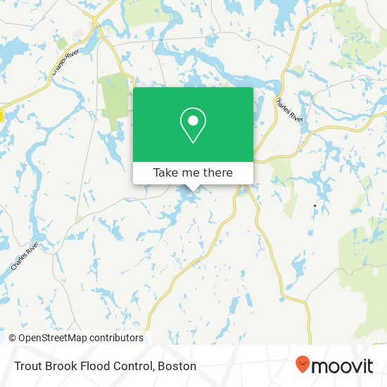 Mapa de Trout Brook Flood Control