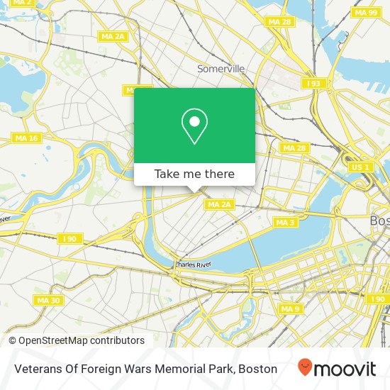 Mapa de Veterans Of Foreign Wars Memorial Park