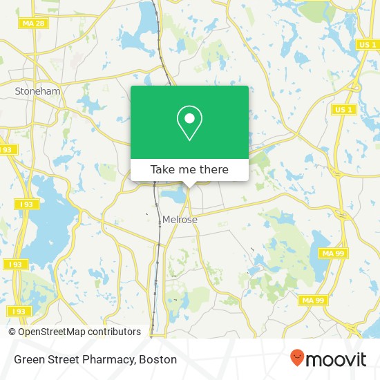 Green Street Pharmacy map