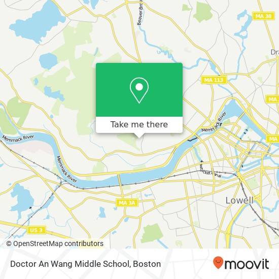 Mapa de Doctor An Wang Middle School