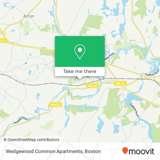 Mapa de Wedgewood Common Apartments