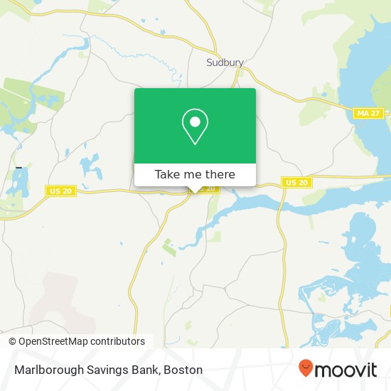 Marlborough Savings Bank map