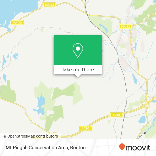 Mapa de Mt Pisgah Conservation Area