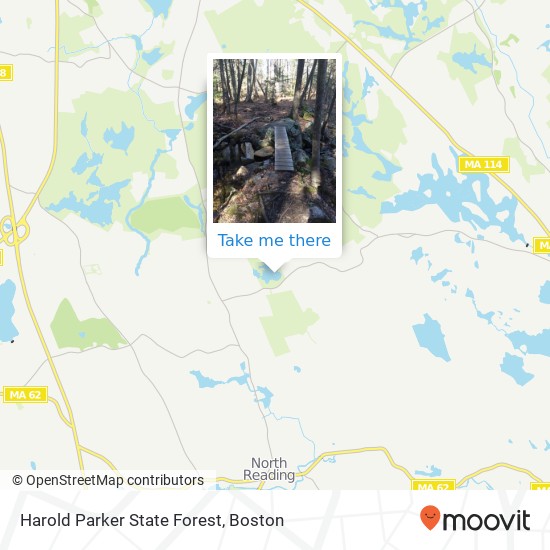 Mapa de Harold Parker State Forest