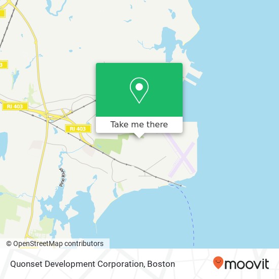 Quonset Development Corporation map