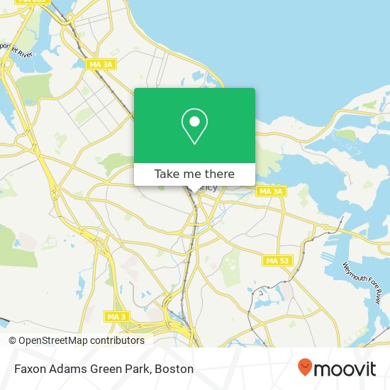 Faxon Adams Green Park map