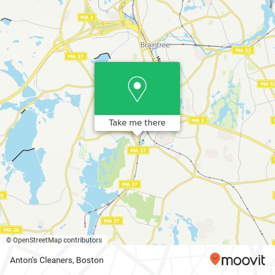 Anton's Cleaners map