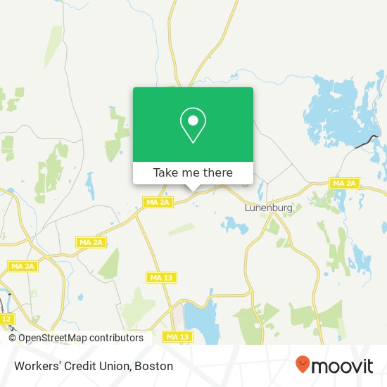 Mapa de Workers' Credit Union