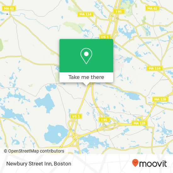 Mapa de Newbury Street Inn